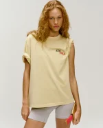 Sports Play Vintage Wash Lightweight T-shirt - Butter Yellow