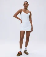 Ultimate Strappy Tennis Dress - White