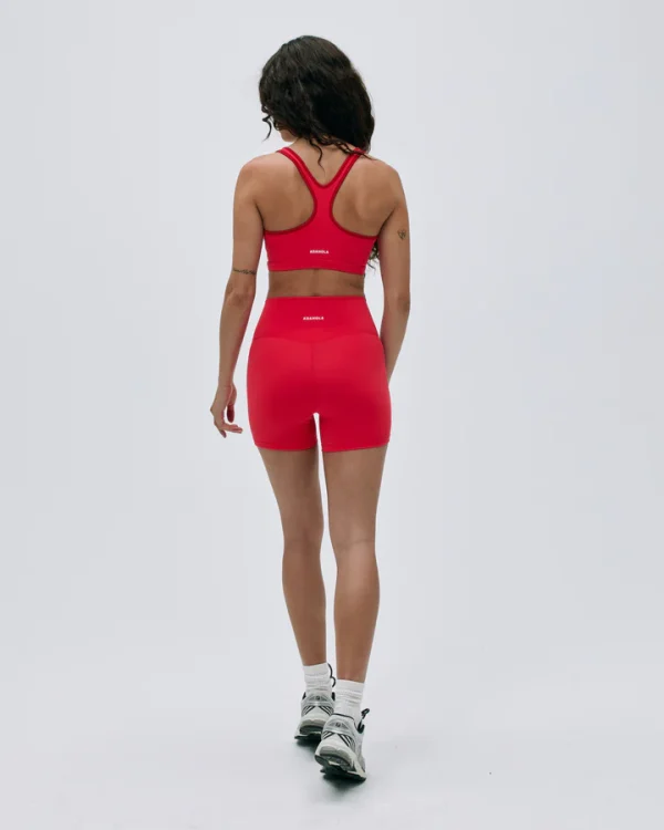 Ultimate Ultra Crop Pocket Shorts - Apple Red