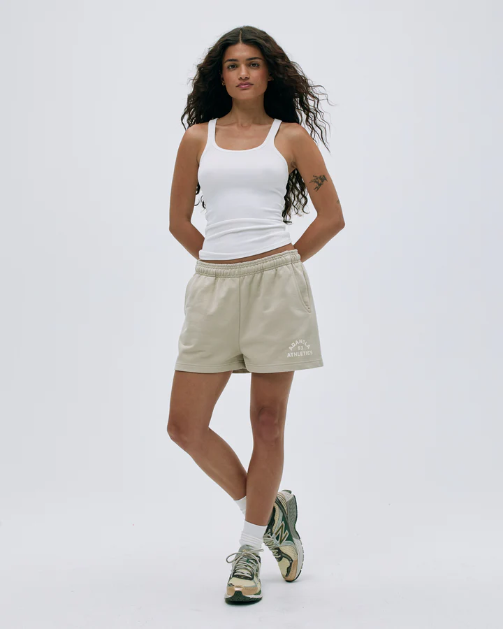 Campus Sweat Shorts - Stone