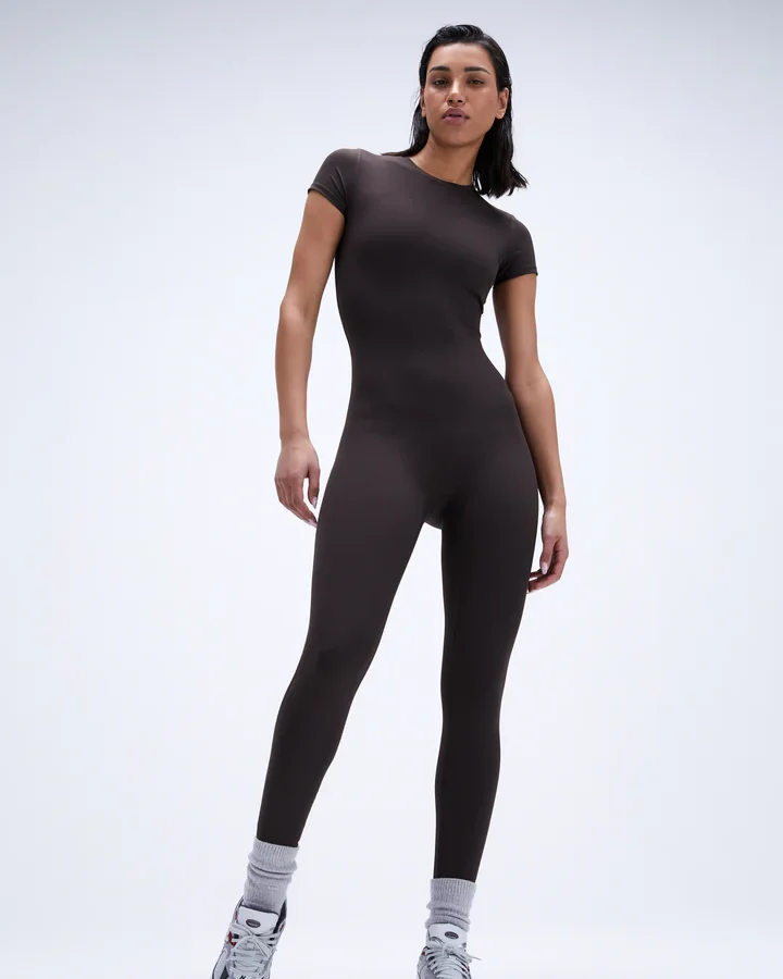 Ultimate Full Length Unitard - Coffee Bean