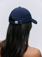Varsity Cap - Navy Blue/Red