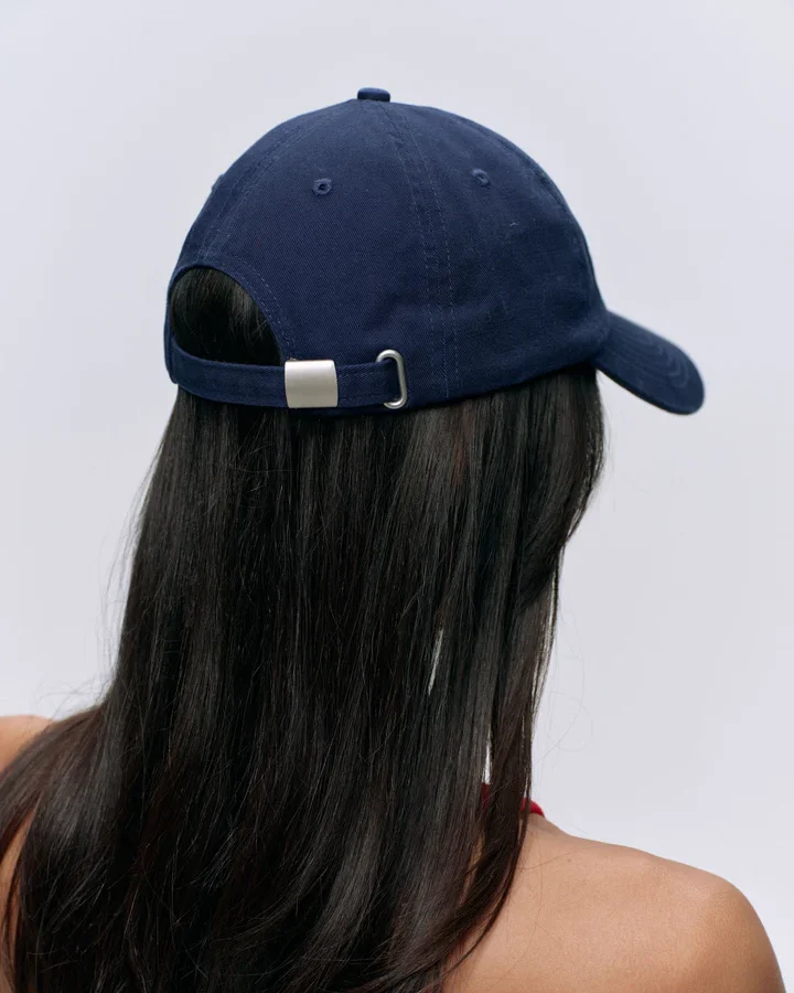 Varsity Cap - Navy Blue/Red